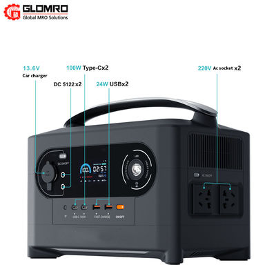 Multi Jack 500W Power Station 176-240VAC Portable Charging Bank